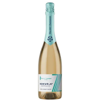 Игристое вино   Kokur & K ( Kokur- Rkatsiteli- Chardonnay) semi-sweet  750 мл
