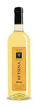 Вино Cavino Retsina dry white  750 мл