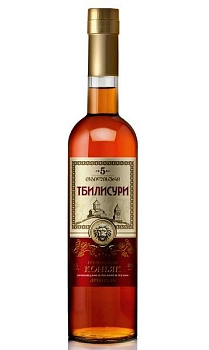 КОНЬЯК ТБИЛИСУРИ 5 лет 500 мл