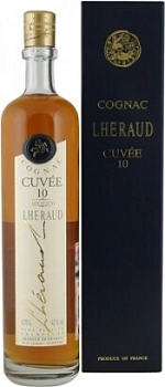 Коньяк Lheraud Cognac Cuvée 10 with box  700 мл