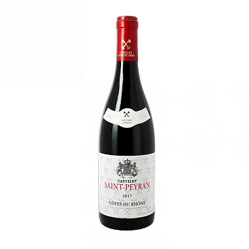 Вино Cotes du Rhone AOP Castelet Saint-Peyran red dry   2017  750 мл