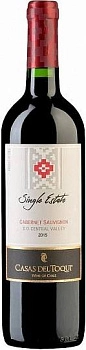 Вино Casas del Toqui  "Single Estate" Cabernet Sauvignon  Central Valley    2020 750 мл