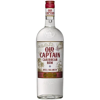 Ром Boomsma Old Captain Caribbean Rum Олд Капитан Карибиан белый 1000 мл