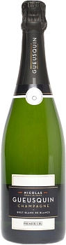 Шампанское Champagne Nicolas Gueusquin Brut Blanc de Blancs Premier Cru   750 мл