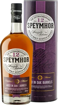 Виски Speymhor 12 y.o. Single Malt Scotch Whisky   in tube  700 мл  40 %