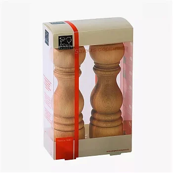 Набор   Peugeot  Paris  Select из 2 мельниц для соли и перца 18 см деревянных светло-коричневых (set 2 pcs)