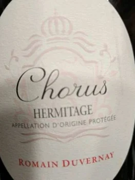 Вино Romain Duvernay Chorus Hermitage 750 мл  14%