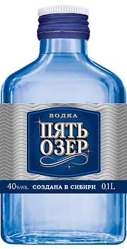 Водка Пять Озер 100 мл
