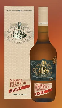 Кальвадос Comte Louis De Lauriston Reserve gift box 700 мл 42%