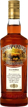 Настойка Зубровка Золотая полусладкая 500 мл  38 %