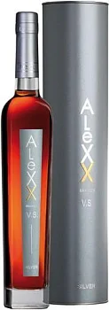 Коньяк  Alexx  Silver   in tube    4 year  500 мл