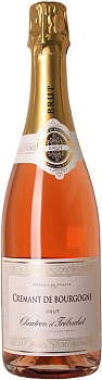 Вино игристое Chartron et Trebuchet Crémant de Bourgogne Brut Rosé Pinot Noir АОС 2022 750 ml