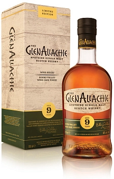 Виски   GlenAllachie 9 year old Douro Valley Wine Cask Finish  gift box   700 мл  48%