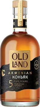 Коньяк  Old Land 5 Years Old  5  лет     500 мл
