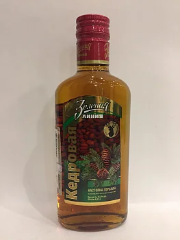 Настойка горькая Зеленая линия Кедровая 250 мл