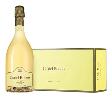 Игристое вино Ca'Del Bosco Franciacorta Cuvee Prestige Edizione 45 gift box 2020 750 мл