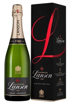 Шампанское Lanson Le Black Création 257 Brut в подарочной коробке  750 мл 12,5%