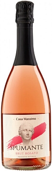 Игристое вино Casa Massimo Spumante Brut Rosato  750 мл
