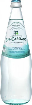 Вода  San Cassiano  Sparkling  Glass  Сан Кассиано  Газированная  500 мл