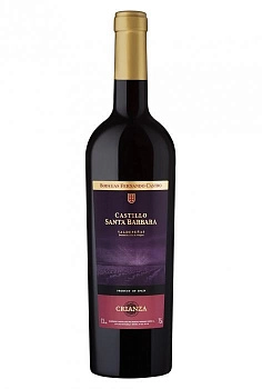 Вино Santa Barbara, Castillo Crianza, "Кастильо Санта Барбара Крианса" геог. наим. красное сухое креп. 13%