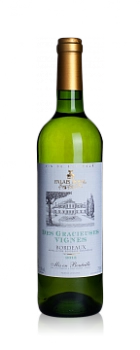 Вино La Guyennoise S. A. Bordeaux AOC. PALAIS ROYAL DES GRACIEUSES VIGNES Blanc Бордо АОС. ПАЛЕ РОЯЛЬ ДЕ ГРАСХОС ВИН Блан 2019 750 мл