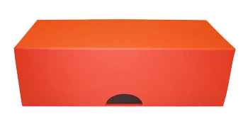 Коробка на 1 бутылку Gift box for 1 bottle  orange Коробка на 1 бут оранжевый  14.3x11.2x37.8 см