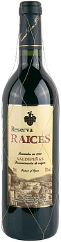 Вино Raices Reserva, Valdepenas DO, Bodegas Fernardo Castro Райсес Резерва, Вальдепеньяс DO, Бодегас Фернандо Кастро 2021 750 мл