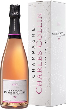 Шампанское   Charles Collin  Brut  Rose  gift box 750 мл