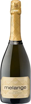 Игристое вино  Шато Тамань  Меланж  белое  полусладкое   750 мл