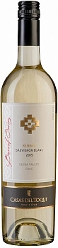 Вино Casas del Toqui  "Barrel Series" Reserva Sauvignon Blanc  Leyda Valley DO  2015  0,75