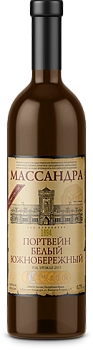 Портвейн  Массандра Южнобережный Белый  750 мл