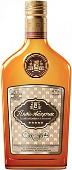 Коньяк  Сордис Российский 5-летний 250 мл