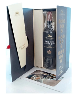 Вино Солнечная Долина Черный Полковник в подарочной коробке 2001 750  мл