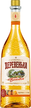 Настойка горькая  Солнечная деревенька бочковая на меду 250 мл