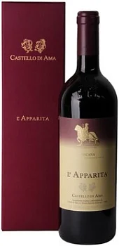 Вино Castello di Ama l'Apparita IGT gift box  2008 750 мл