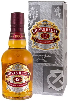 Виски Chivas Regal 12 years old gift box  375 мл