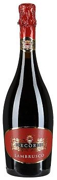 Вино Vinicola Decordi del Borgo Imperiale Lambrusco Emilia Dekordi semi-perla dolce frizzante  750 мл