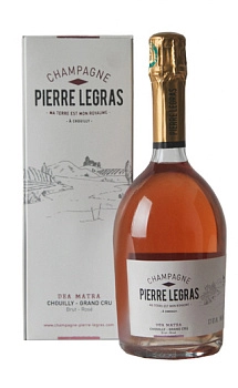 Шампанское  Pierre Legras   Déa Matra Brut Rosé Champagne Grand Cru  Chouilly  Пьер  Легра  Диа Матра  Брют Розе Гран  Крю  750 мл  2015 п/у  12,5 %