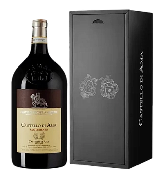Вино Сastello di ama San Lorenzo  Chianti Classico Gran Selezione DOCG Сан Лоренцо Кьянти Классико Гран Селецьоне в подарочной коробке   2018 3000 мл
