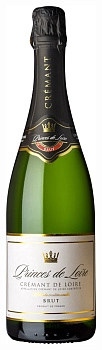 Игристое вино   Princes de Loire  Cremant de Loire  AOP Blanc Brut   750 мл