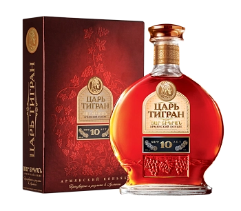 Коньяк Cognac Tsar Tigran 10YO Gift Box  500 мл