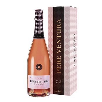 ВИНО ИГРИСТОЕ Cava Pere Ventura Tresor Rose gift box  750 мл