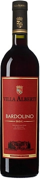 Вино Villa Alberti Bardolino DOC Вилла Альберти Бардолино 2019 750 мл