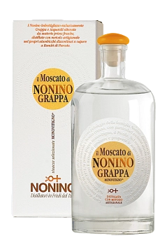 Граппа Il Moscato di Nonino Monovitigno gift in box  100 мл