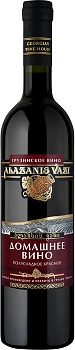 Вино Georgian Wine House  Alazanis Vazi  Domashnee Red Semi-Sweet   700 мл