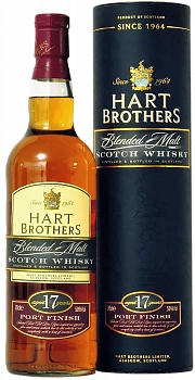 Виски Hart Brothers Port Finish Blended Malt Scotch Whisky 17 y.o.  gift box  700 МЛ