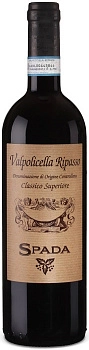 Вино Spada Valpolicella Ripasso Classico Superiore DOC Спада Вальполичелла Рипассо Классико Суперьоре 2016 750 мл
