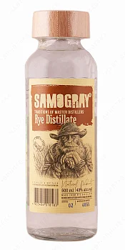 Дистиллят  Samogray   Самограй Ржаной   500 мл  43 %