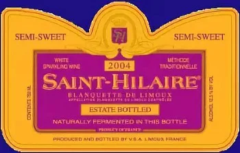 Игристое вино Saint-Hilaire Blanquette de Limoux semi-sweet gift box 750 мл