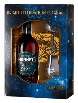 Коньяк Monnet VSOP  gift box Монне ВСОП в подарочной упаковке с 2-мя бокалами   700 мл
